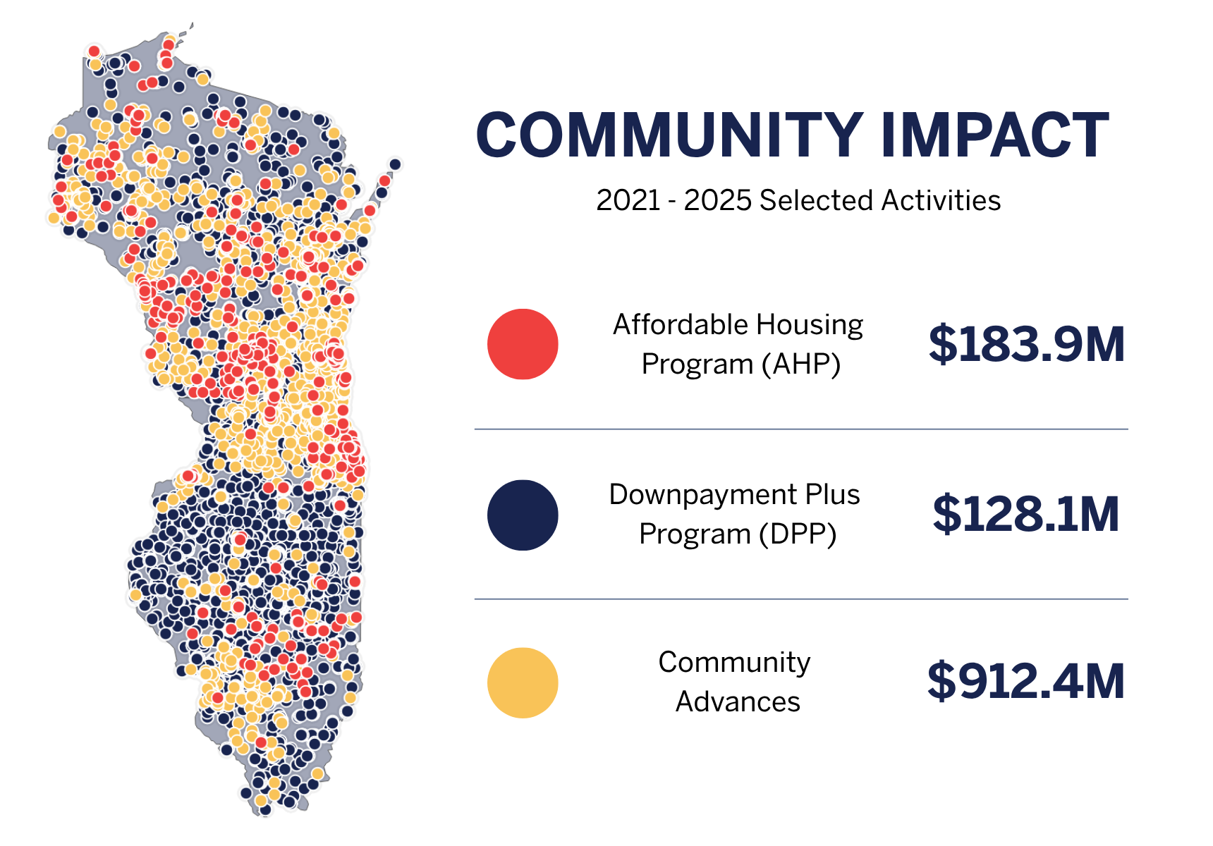 Map of Community Impact for 2026