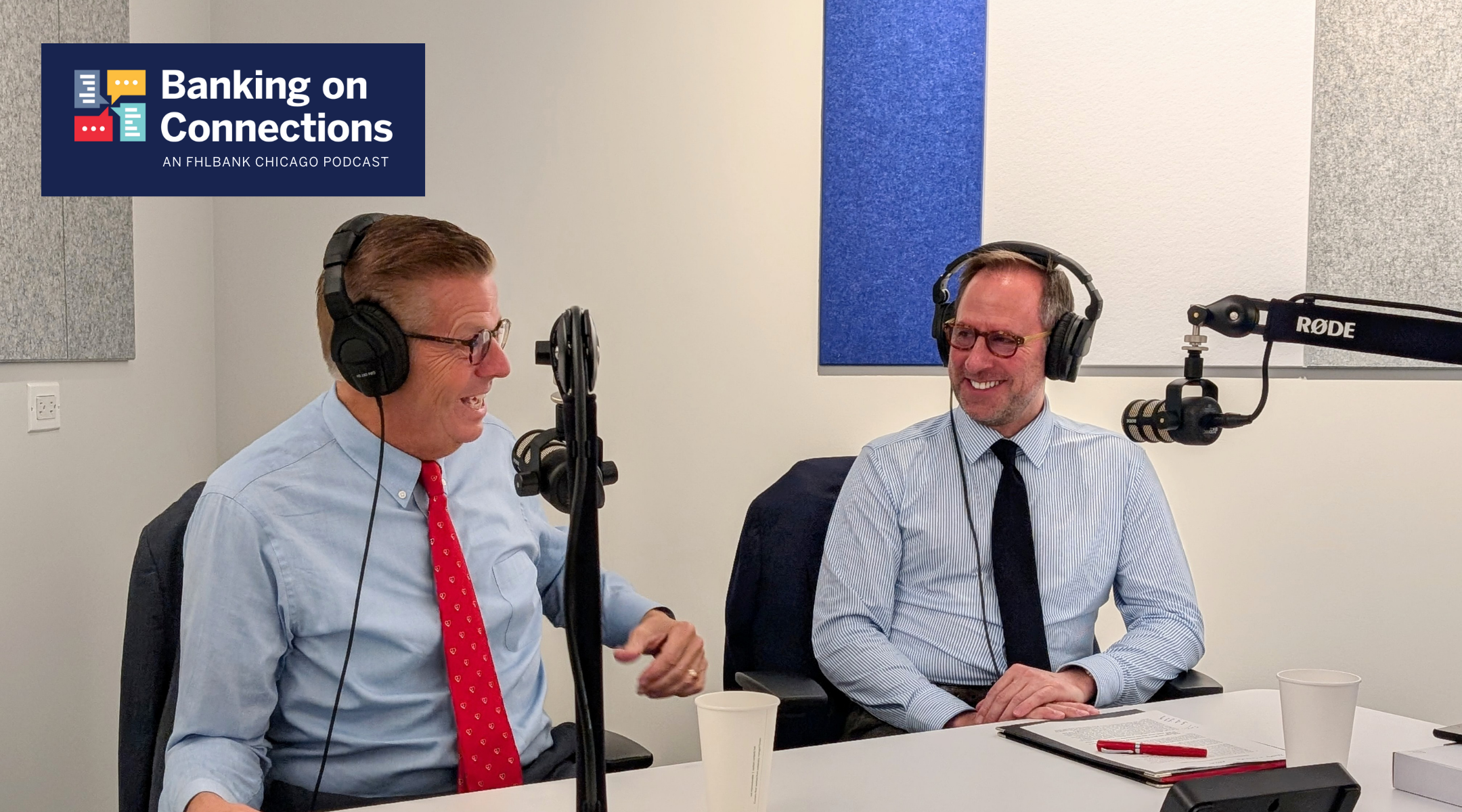 Randy Hultgren, President and CEO of the Illinois Bankers Association, joins Dave Feldhaus, SVP, Director of External Affairs at FHLBank Chicago in the studio